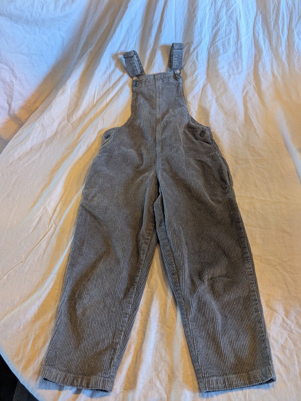 2/30$ Zara Gray Corduroy Kids Overalls